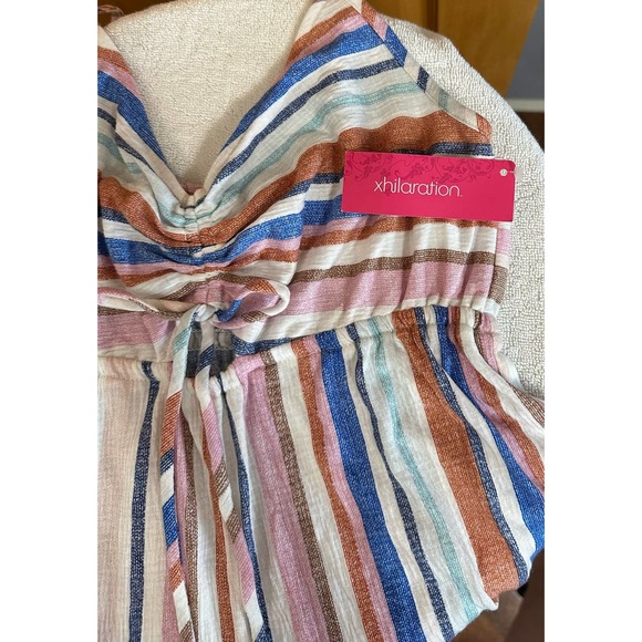 NWT, Xhilaration Sz Small Adjustable Straps & Cleavage Wide Leg Romper, Soft! - Picture 11 of 14